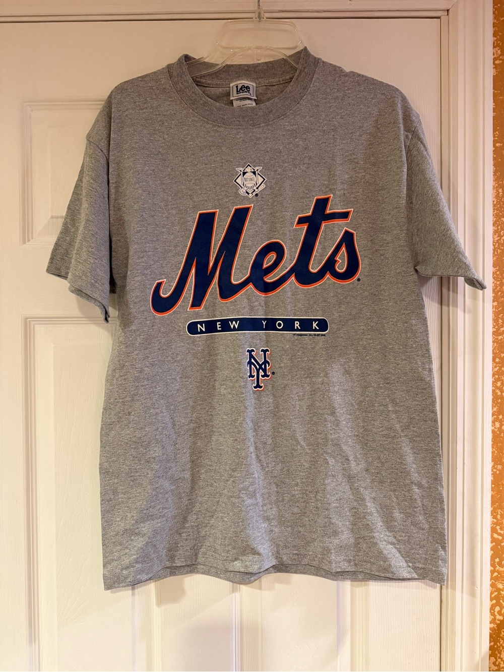 Lee Sports Gray New York Mets Graphic Tee